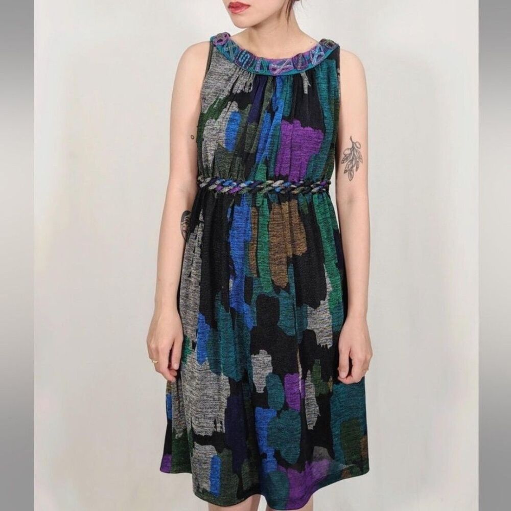 Anthropologie Ranna Gill multicolored dress
